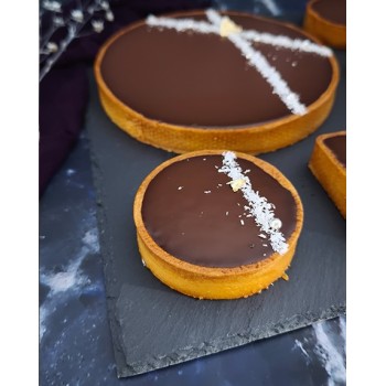 Tarte coco chocolat noir - Gourmandise Exquise | Tart'El