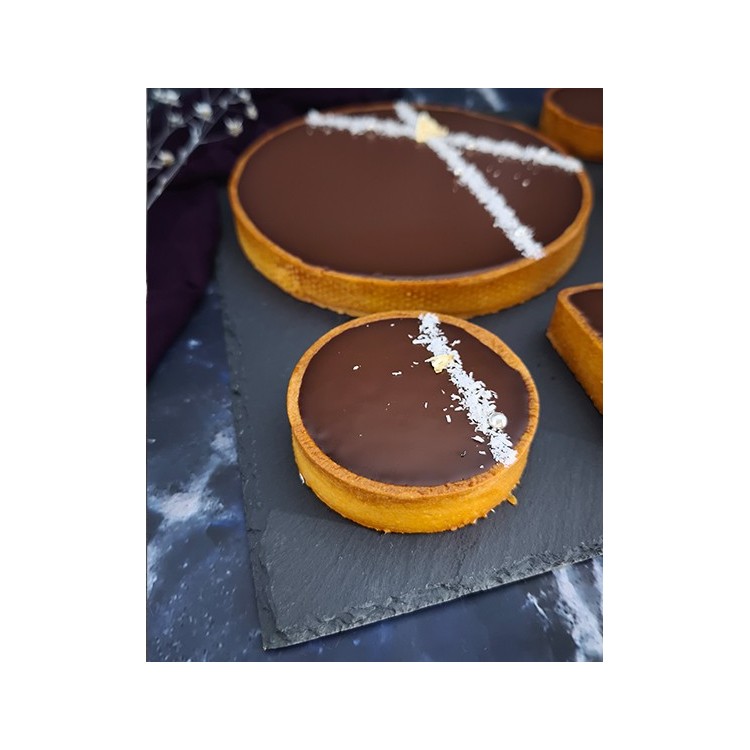 Tarte coco chocolat noir - Gourmandise Exquise | Tart'El
