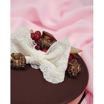 Entremets chocolat noir - Mousse fondante & croustillant praliné | Tart'El