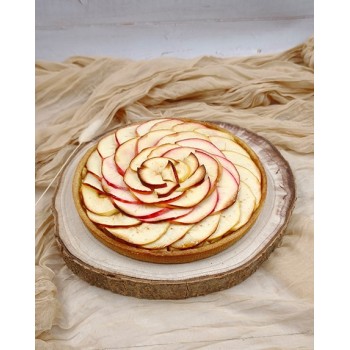 Tarte aux pommes & cannelle  - Pâte sablée croustillante et pommes fraîches à la cannelle